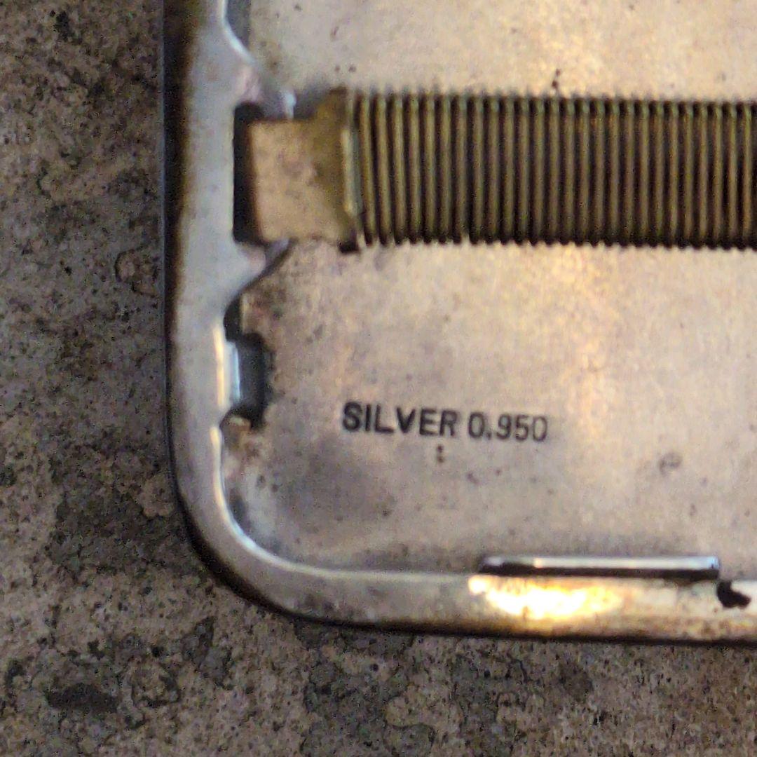 アンティーク シガレットケース　シルバー　SILVER　レトロ