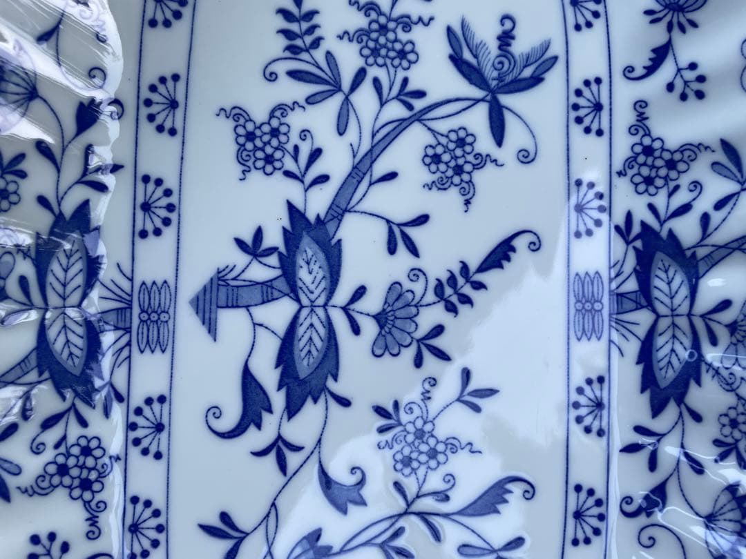 新品 Blue Elbe by Tanyo ブルーエルベ 皿 ボタニカル柄 28 - メルカリ