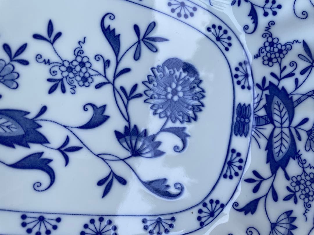 新品 Blue Elbe by Tanyo ブルーエルベ 皿 ボタニカル柄 28 - メルカリ