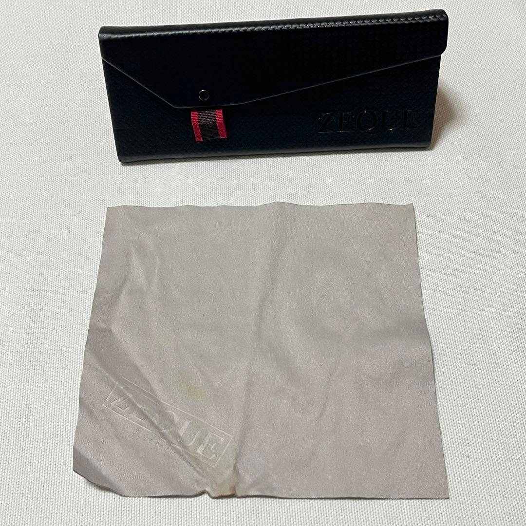 ZEQUE JULIA 偏光レンズ グレー サングラス ケース付き