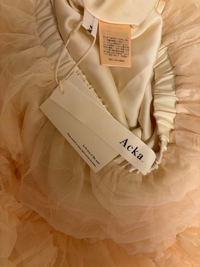 スカート tulle long skirt