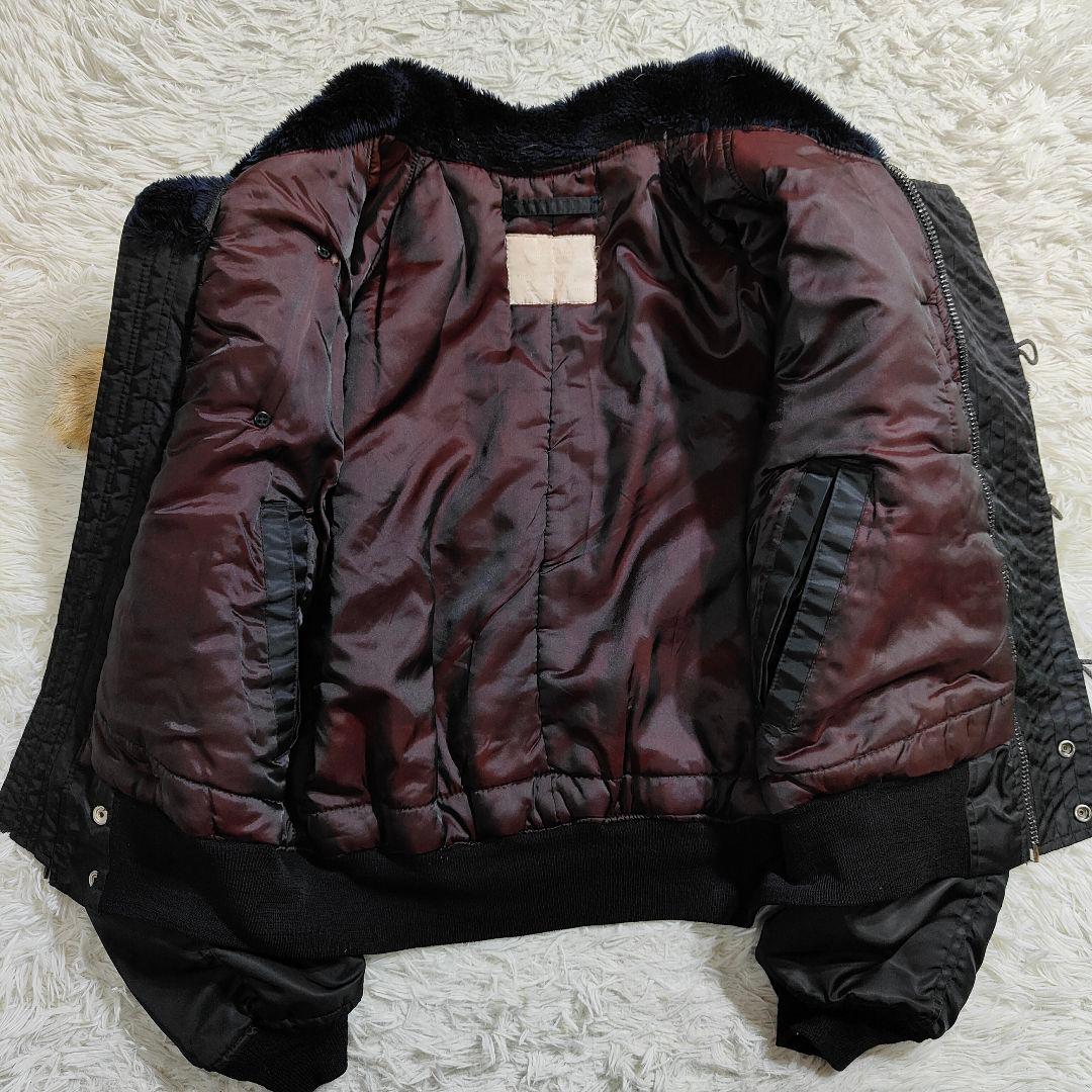 AVIREX N-2B フライトジャケット Y2K 黒 Lサイズ 短丈