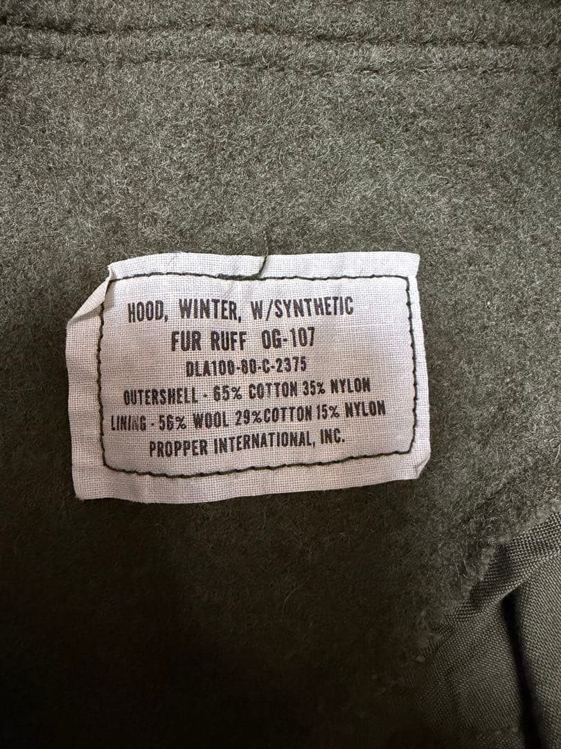 実物 Sサイズ デッドストック M-65 モッズコートフィッシュテールパーカー