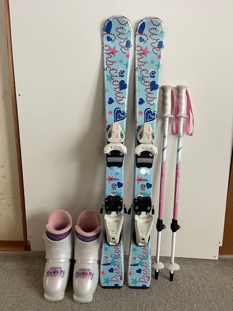 90㎝ スキー板 ブーツ ストック - メルカリ