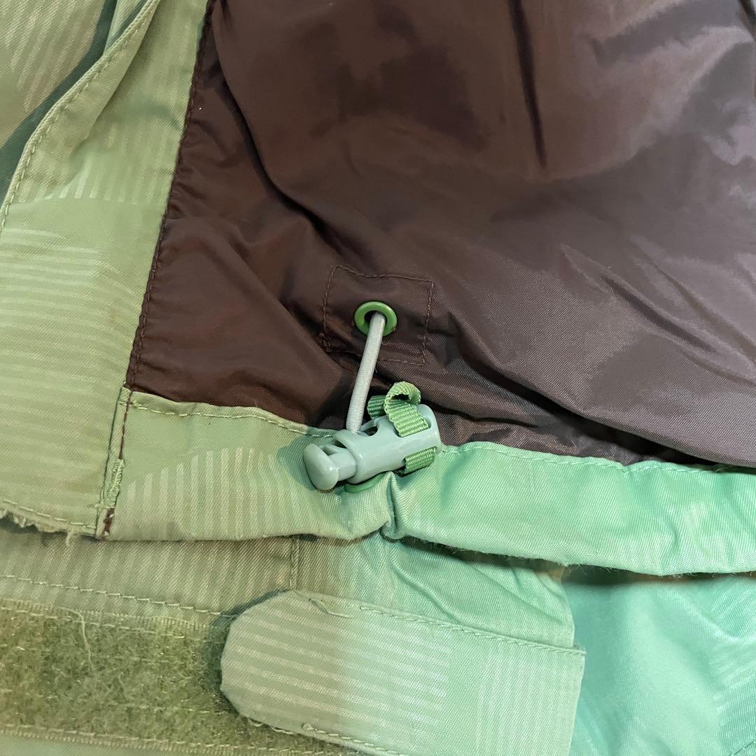 Burtonバートンスキーウェアスノーボードジャケットパーカーフード付緑グリーン