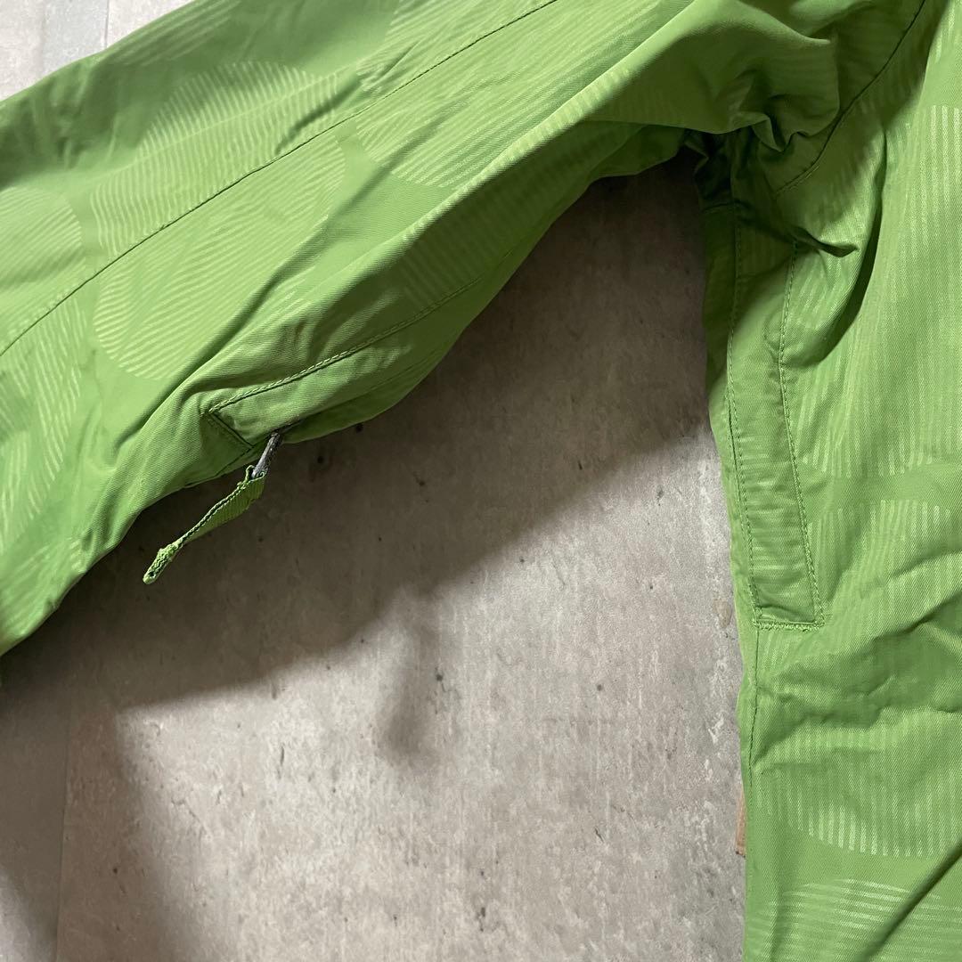 Burtonバートンスキーウェアスノーボードジャケットパーカーフード付緑グリーン