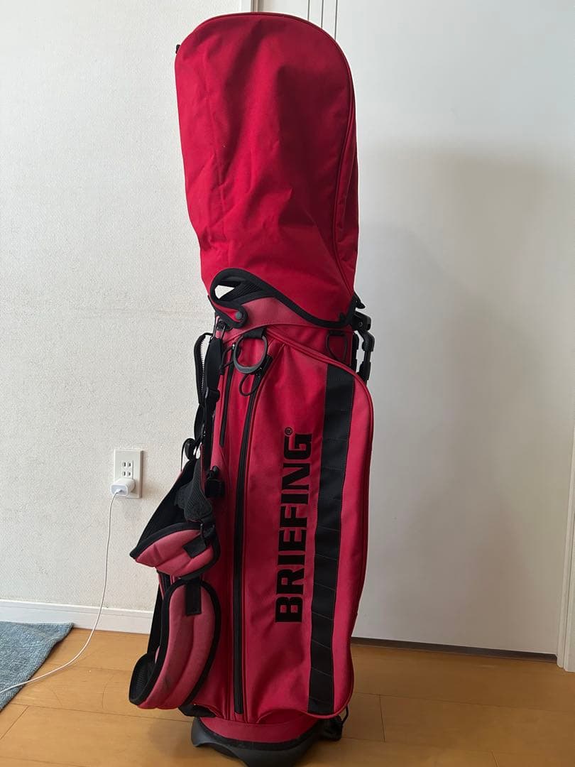 限定カラー ブリーフィング キャディバッグ 赤 2022年12月発売限定品
