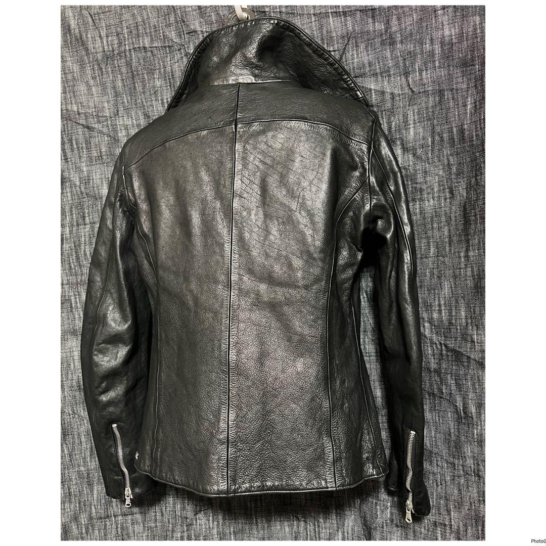 STRAM ストラム 馬革 レザーライダース M ホース 元バックラッシュ 黒