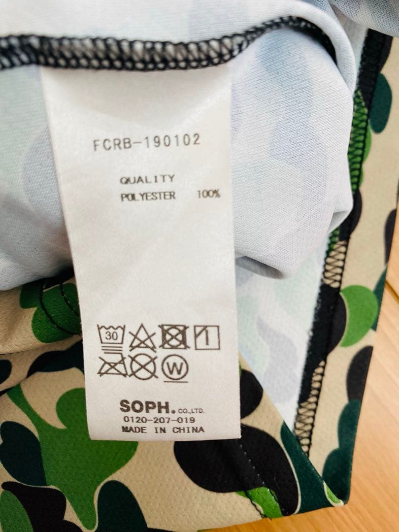 F.C.Real Bristol A BATHING APEセットアップ　M