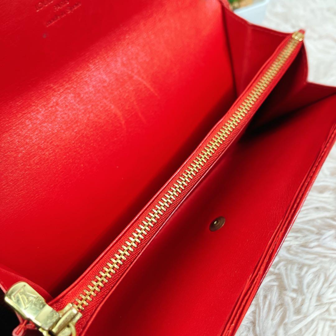 美品 ルイヴィトン エピ ポシェット ポルトモネ クレディ 長財布