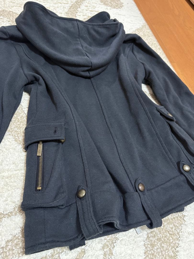 00s y2k archive 平成ギャル グランジ ギミック ジップパーカー