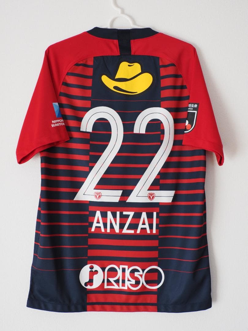 鹿島アントラーズ ユニフォーム 2019年22番 ANZAI Mサイズ