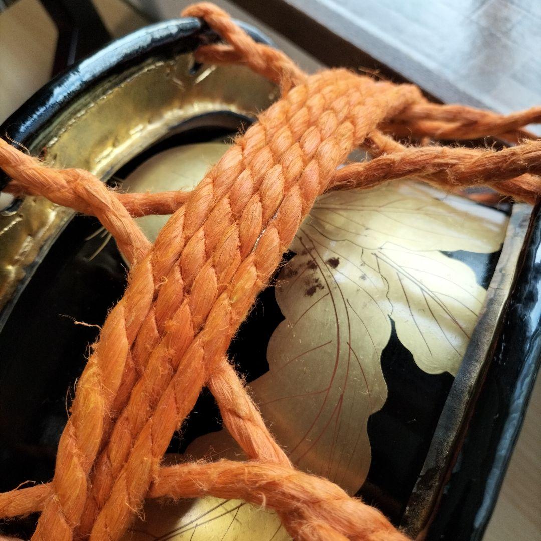 （ふわふわ様ご依頼商品です）良品　締太鼓　附締太鼓　和太鼓本体-バチ付き　中古品