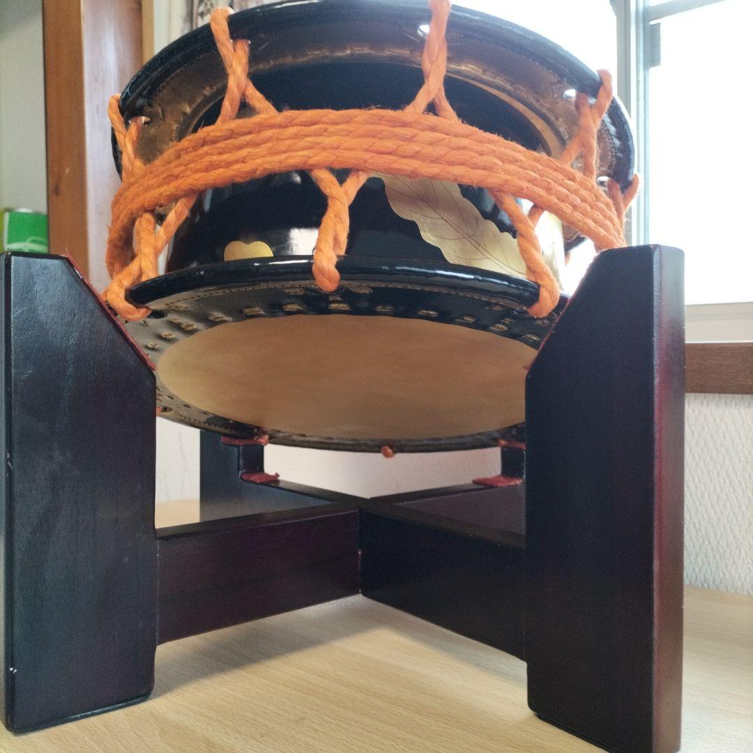 （ふわふわ様ご依頼商品です）良品　締太鼓　附締太鼓　和太鼓本体-バチ付き　中古品