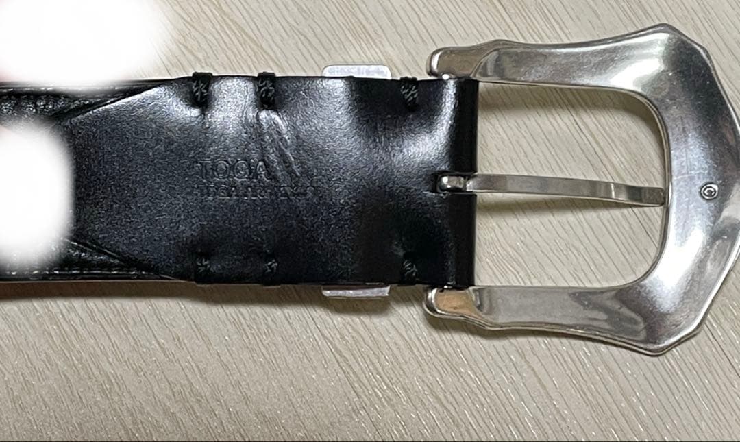 TOGA レザーベルト 2023AW