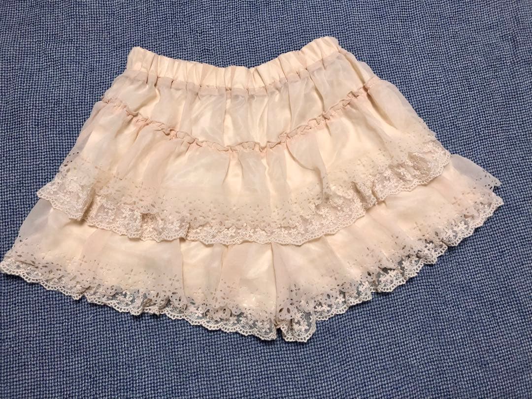 希少axesfemmeフリルキュロットミニスカート　スカパン