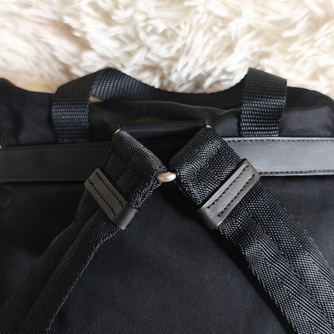 PRADA プラダ リュック バッグパック ナイロン ブラック 黒 ロゴ