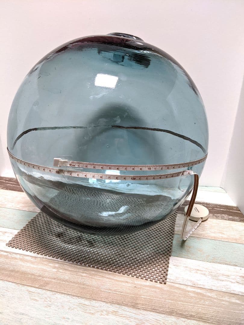浮き玉 】週末セール 大玉 ガラス玉 置き物 - メルカリ