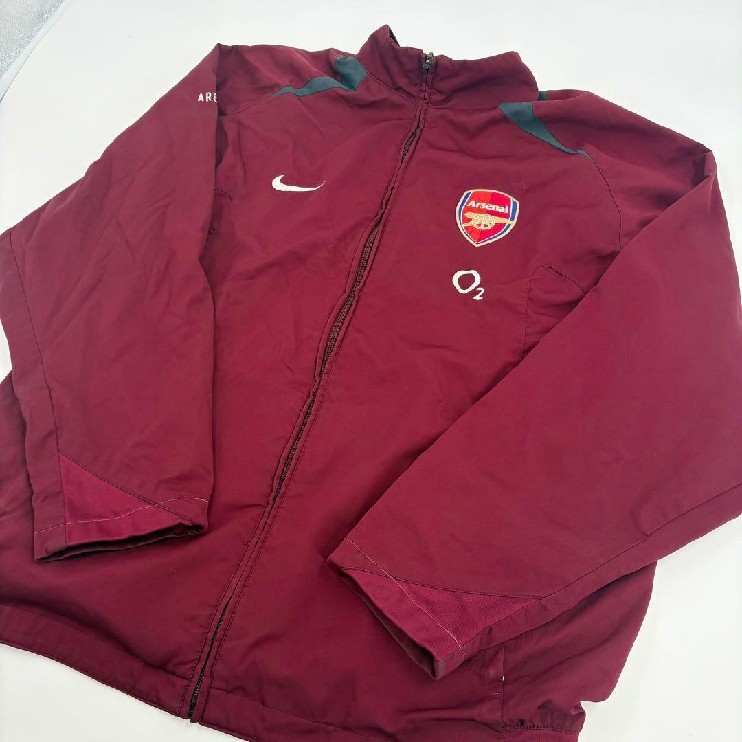 希少 ナイキ アーセナル トラックジャケット XL 刺繍ロゴ 739 - メルカリ