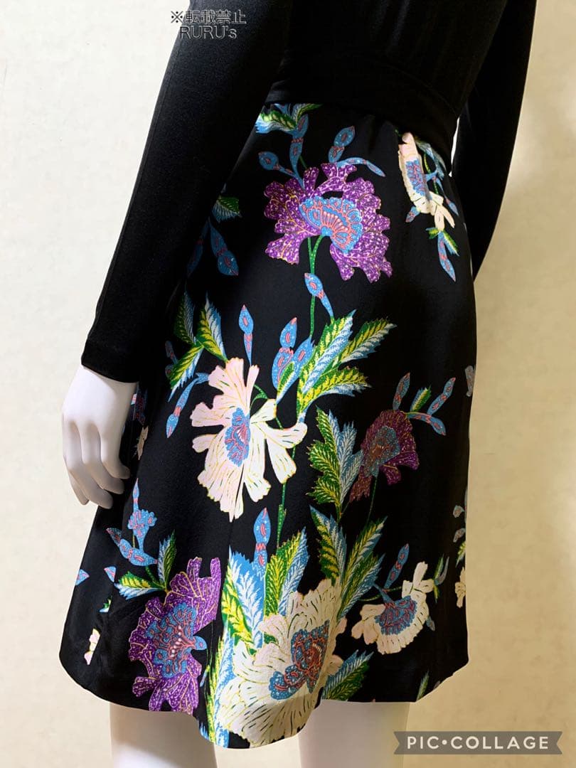 新品同様ダイアンフォンファステンバーグアートクチュールプリント ラップワンピース