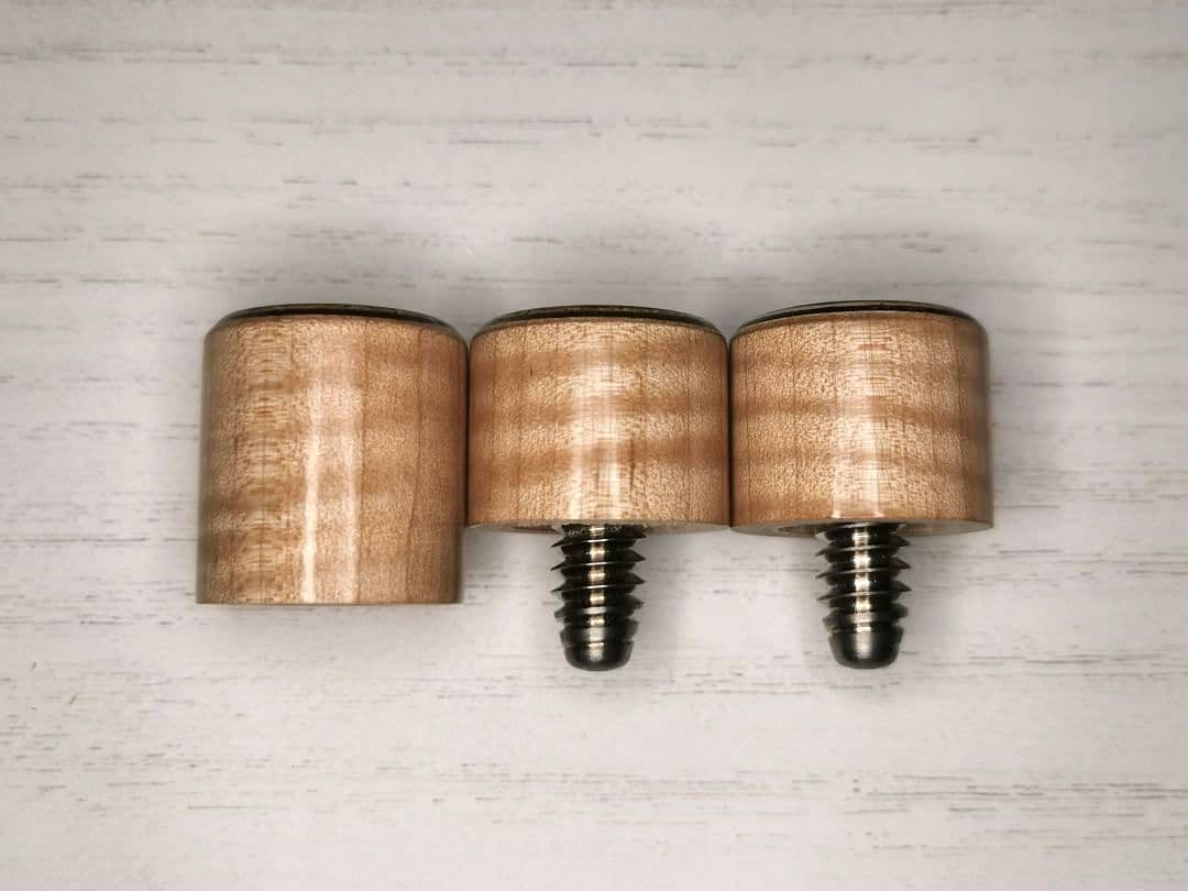 g*e様 [14山]ジョイントキャップ カーリーメイプル/エボニー 1B2S