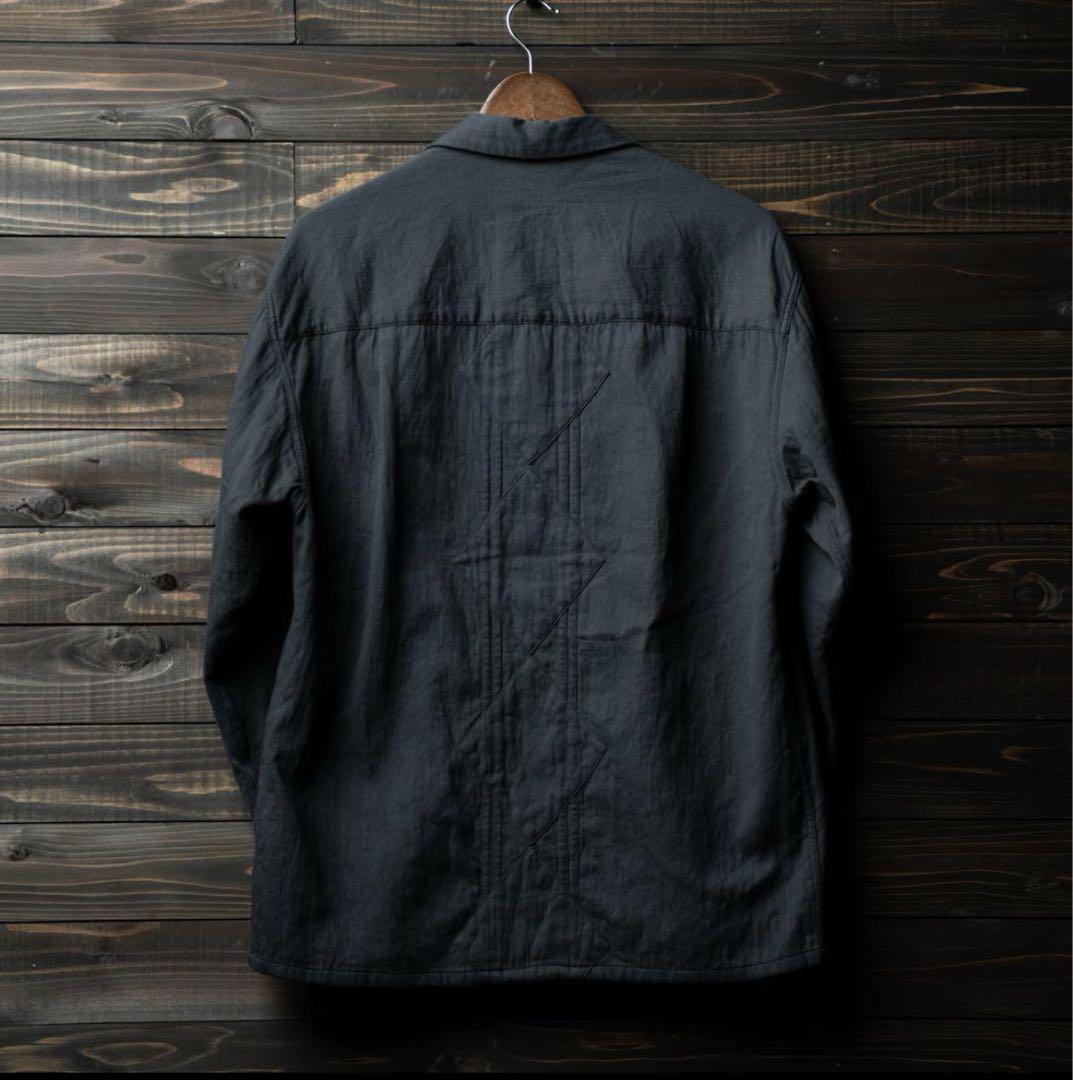 PABLO VINCI Back patch shirt L ゲリラシャツ 黒 - メルカリ