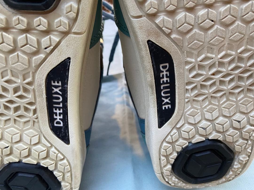 DEELUXE DNA スノボブーツ 23.5cm、青×白×パープル、男女兼用