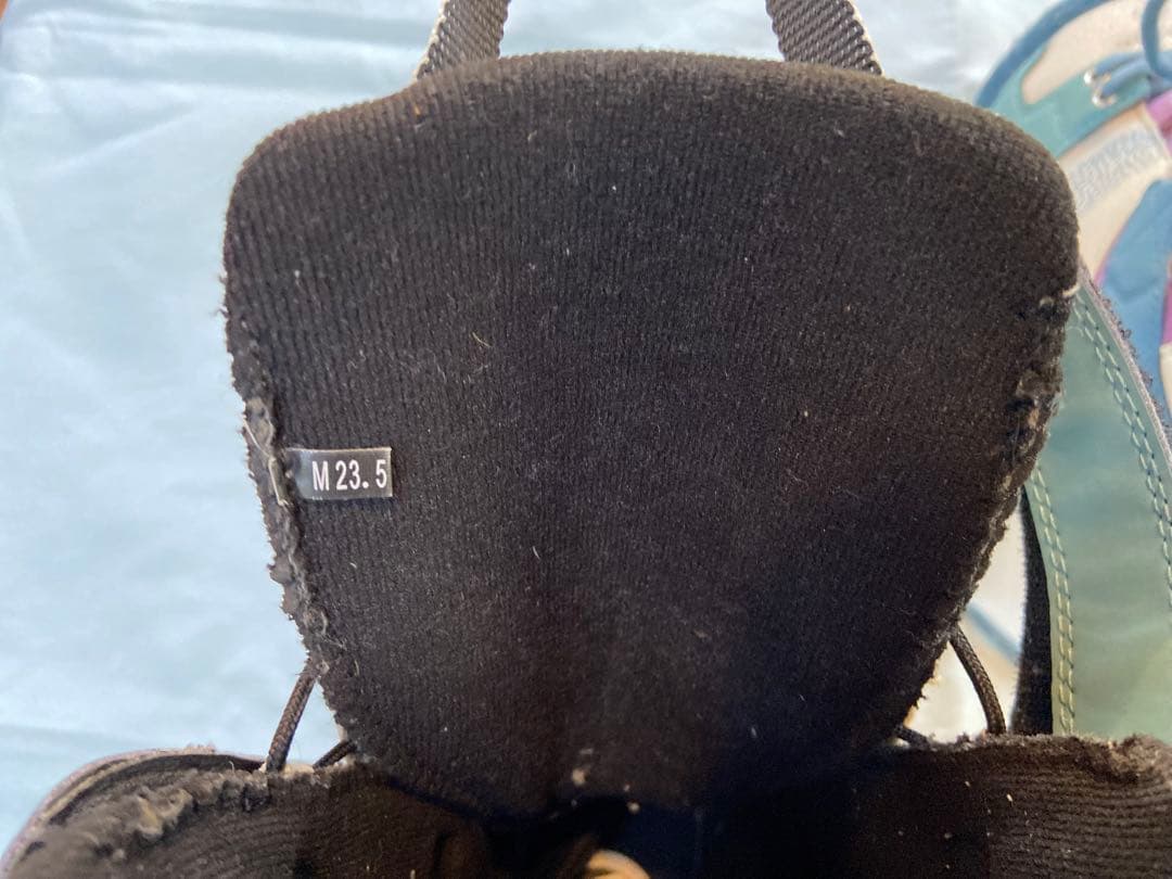 DEELUXE DNA スノボブーツ 23.5cm、青×白×パープル、男女兼用