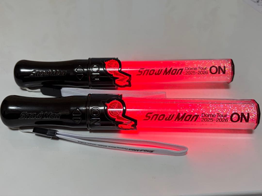 Snow Man Dome Tour 2025-2026 ペンライト 2本セット - メルカリ