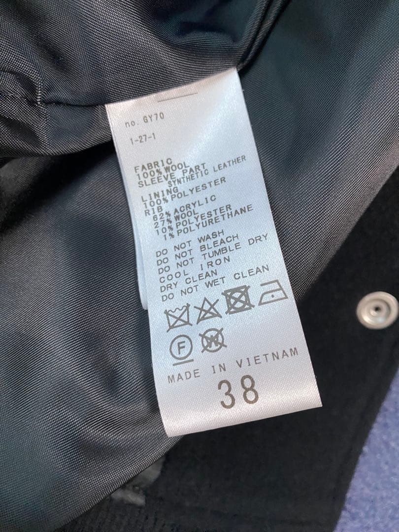 Spick & Span スタジアムジャンパー 38　黒