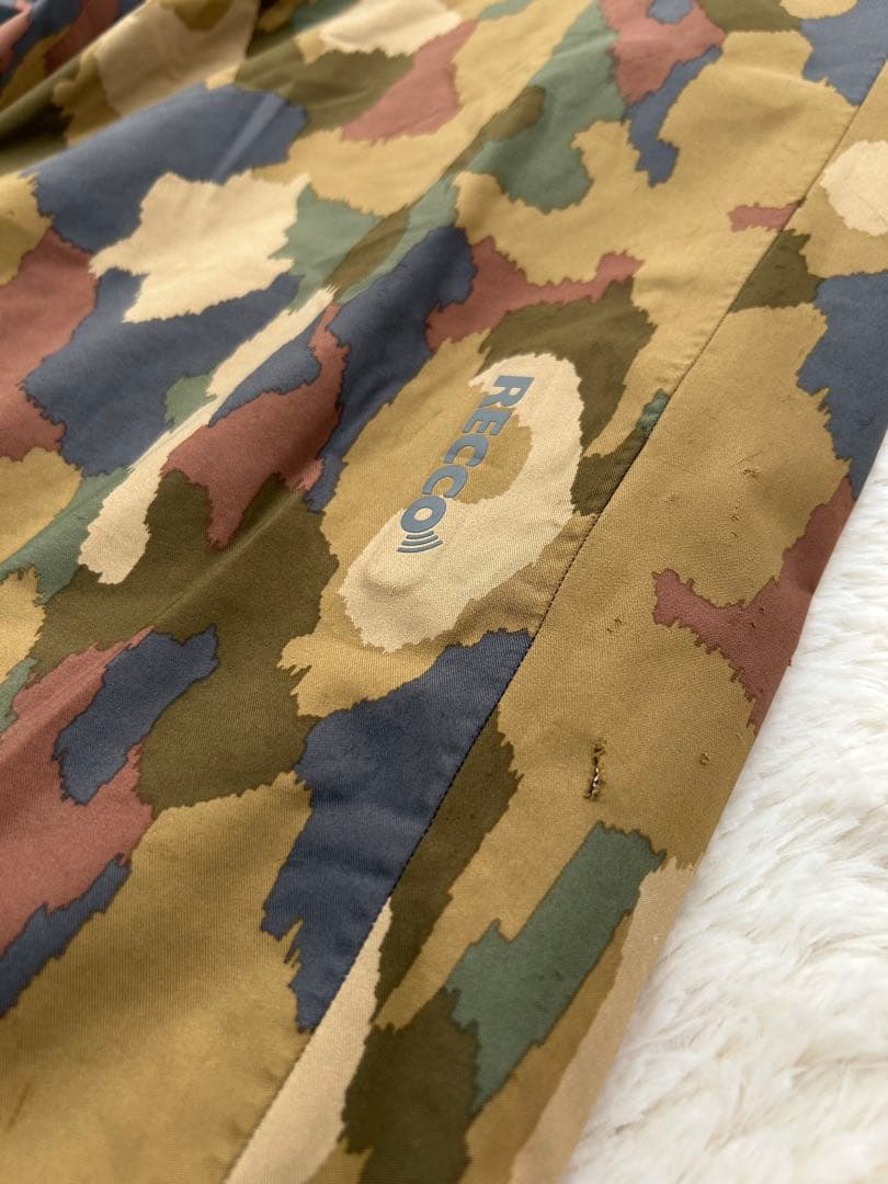 パタゴニア メンズ スノーショット パンツ L カモ カーキ スキー　スノボ