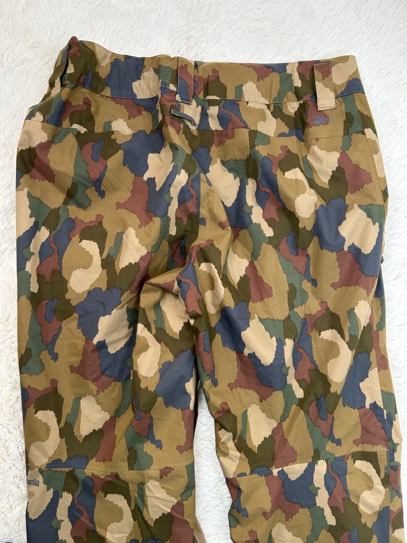 パタゴニア メンズ スノーショット パンツ L カモ カーキ スキー　スノボ