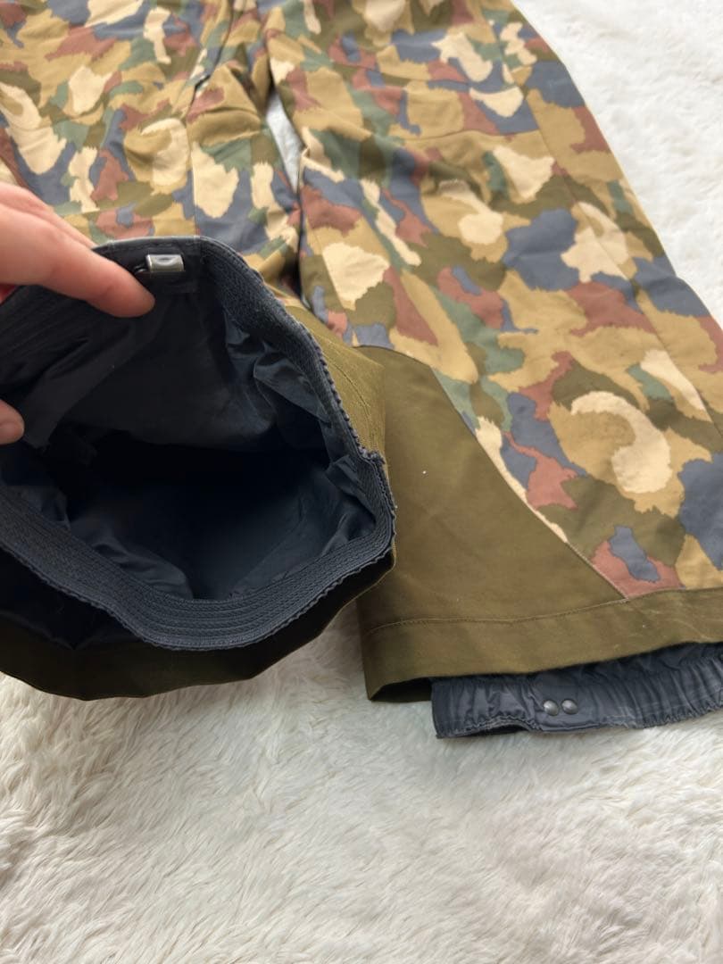 パタゴニア メンズ スノーショット パンツ L カモ カーキ スキー　スノボ