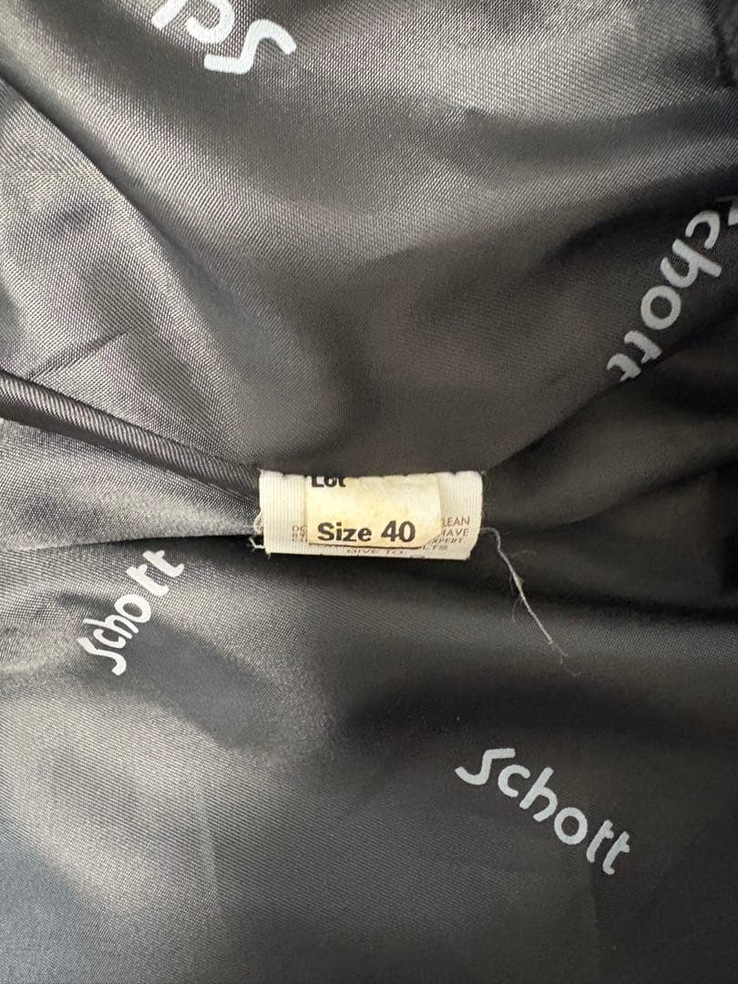 Schott シングルライダースジャケット　641E