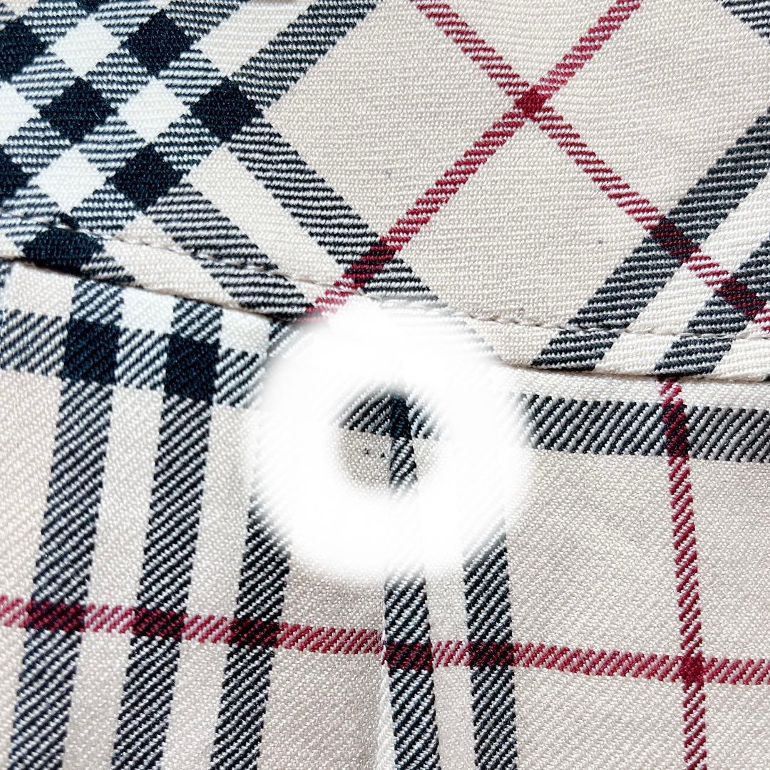 美品✨バーバリーブルーレーベル ノバチェック プリーツミニスカート