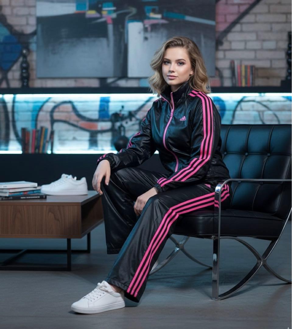 新品 アディダス ウインドブレーカー ナイロンジャケット 上下 セットアップ