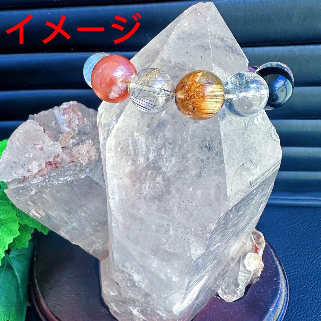 別格高級品 ❗️巨大❗️超強いパワー虹入り☆ヒマラヤ水晶パワーストーン浄化A1455