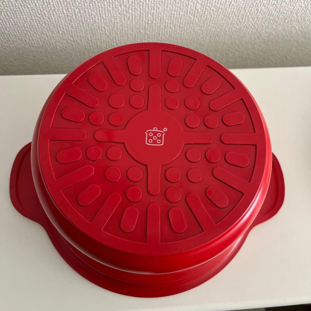 栗原はるみ　万能鍋　サイズ小　蒸し器、レシピブック付き