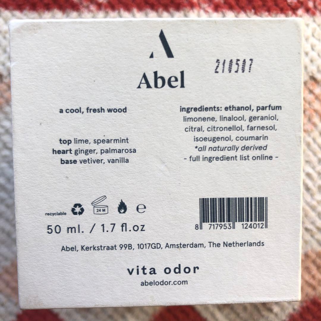 廃盤】Abel｜ホワイトベチバー 50ml - メルカリ