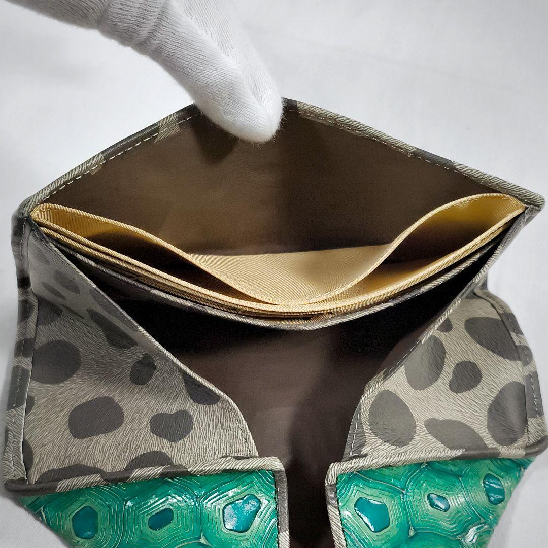 現行品‼️　ヒロコハヤシ　コラボラツィオーネ　長財布　亀甲柄