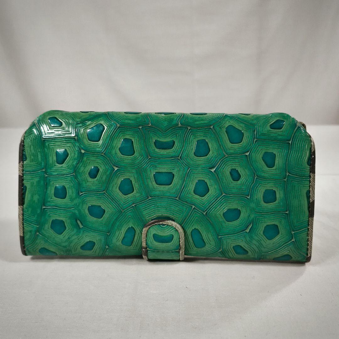 現行品‼️　ヒロコハヤシ　コラボラツィオーネ　長財布　亀甲柄