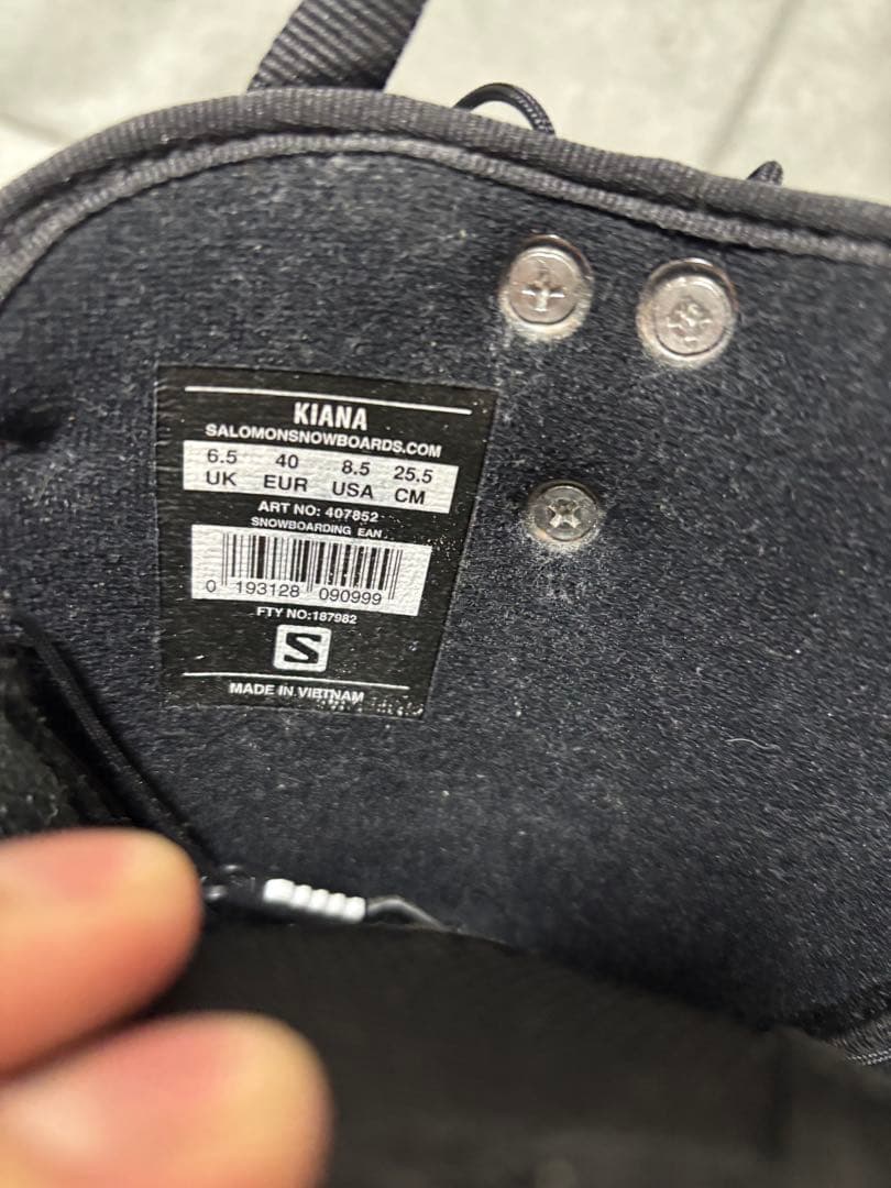 サロモン　スノーボードブーツ　KIANA 25.5センチ