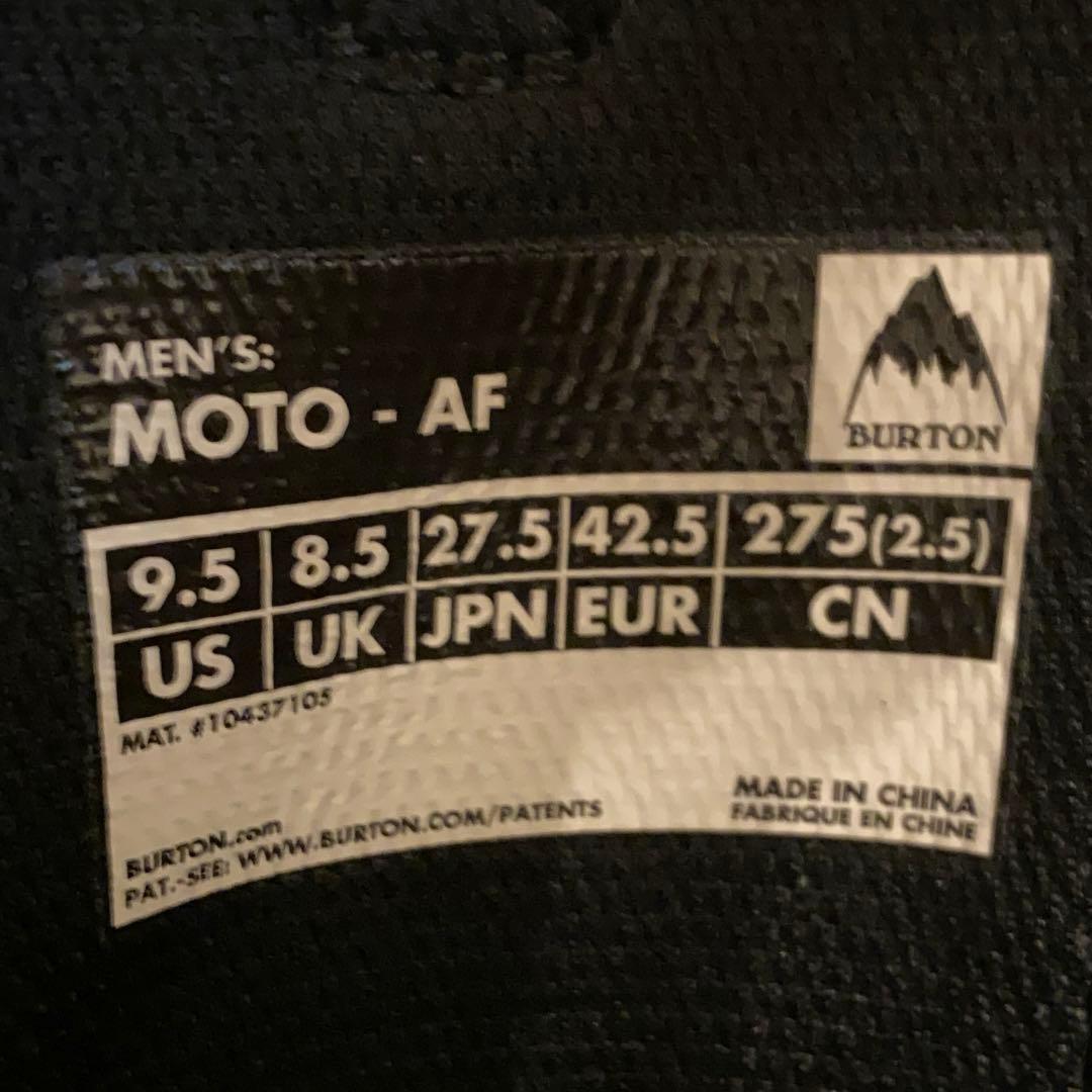 【美品_即日発送】 スノボブーツ　 BURTON MOTO AF 27.0cm