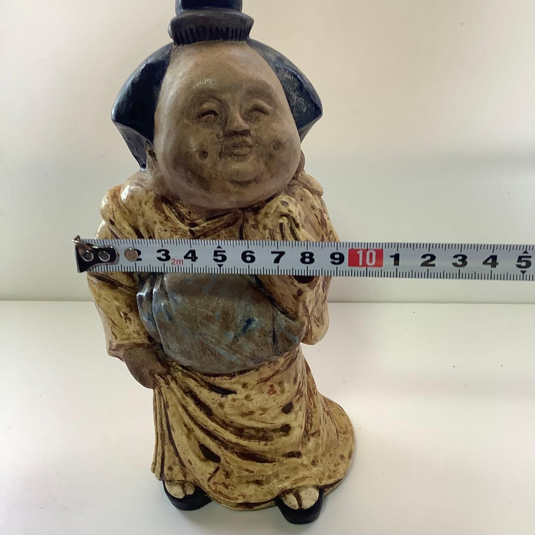 青木木米造 お福人形 お多福 冨久女 京焼 置物 骨董 古美術品