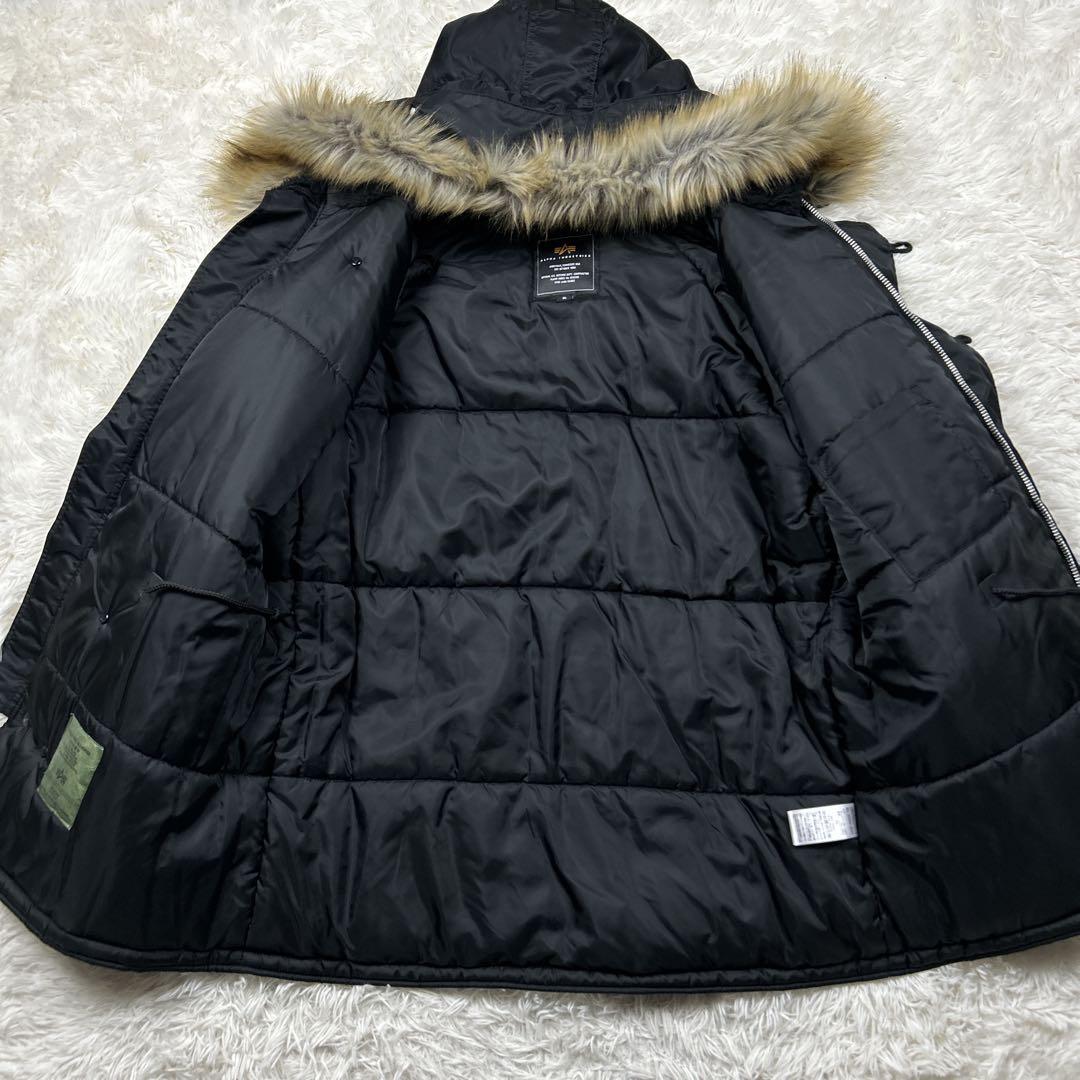 未使用級　希少サイズ　3L アルファインダストリーズ　N-3B 黒　ブラック