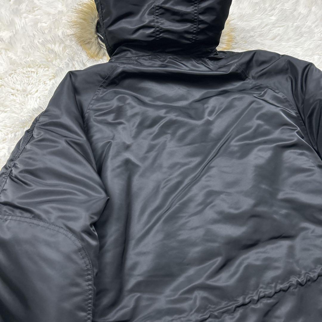 未使用級　希少サイズ　3L アルファインダストリーズ　N-3B 黒　ブラック