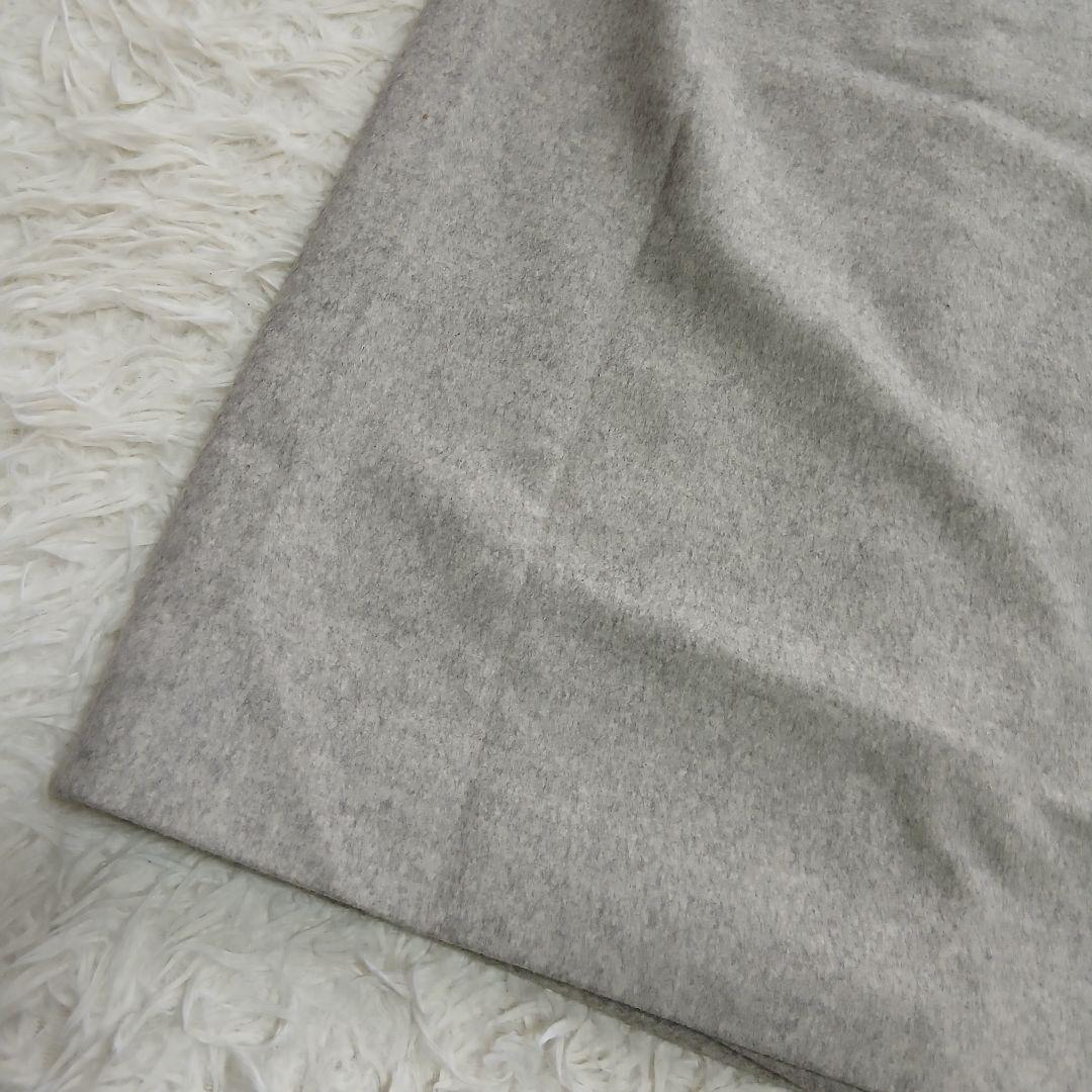 【美品】【Paul Smith】ウールカシミヤ　ロングコート　グレー