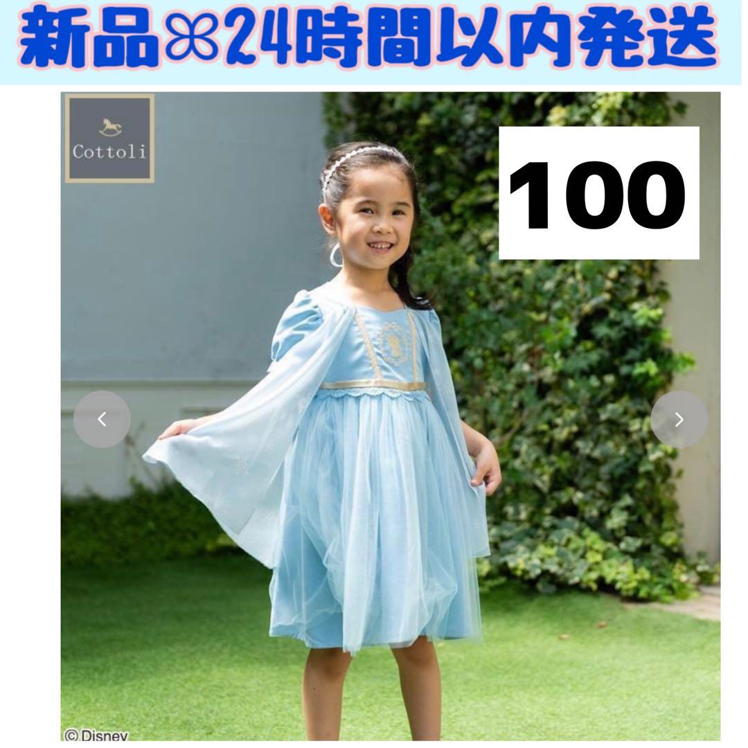 バースデイ コトリ エルサ ワンピースドレス ディズニー アナ雪 100