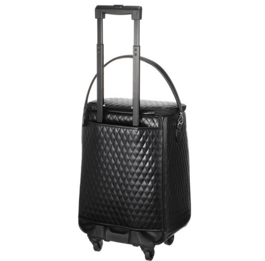 マダムヒロコ キルティング加工 キャリーケース リアン ブラック 59400