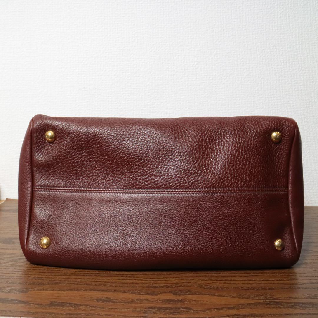 極美品】 PRADA ダイノレザー ボストンバッグ ショルダーバッグ ギャラ